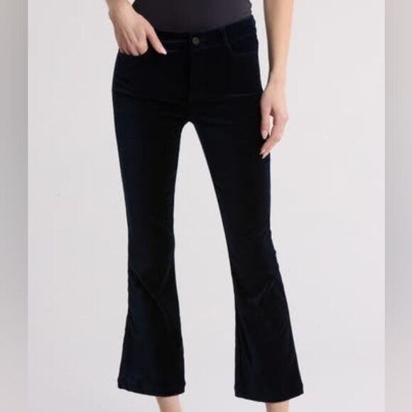 PAIGE Pants - Paige Claudine Black Velvet Pants Size 34